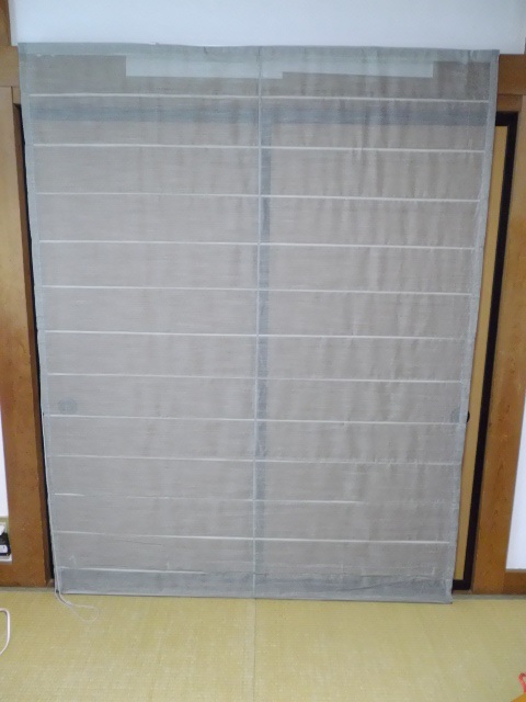 22 モデルルーム展示品 フジ工テキスタイル シェードカーテン リノベーション コード式 高級 W1540