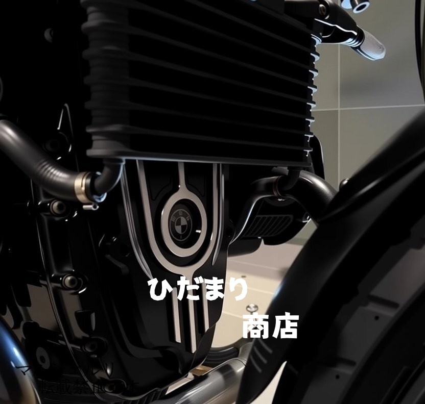 BMW R nineT / Scrambler 用 CNC加工 フロントシリンダーヘッドプロテクター ＆ エンジンガード