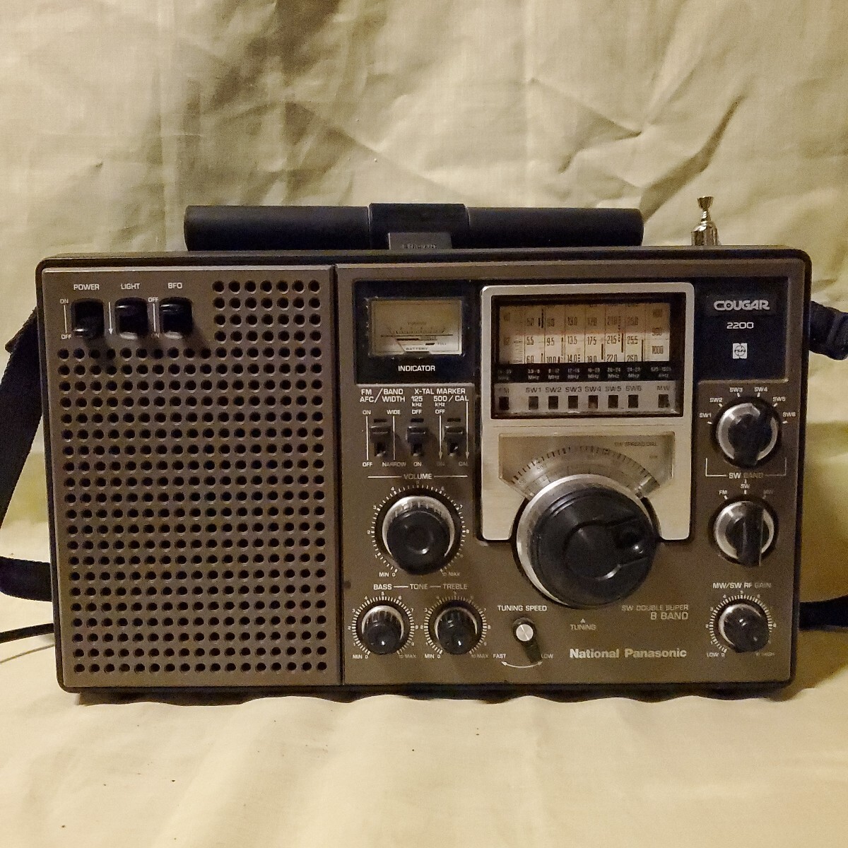 National COUGAR Panasonic 2200 ナショナル ラジオ パナソニック クーガー BCLラジオ