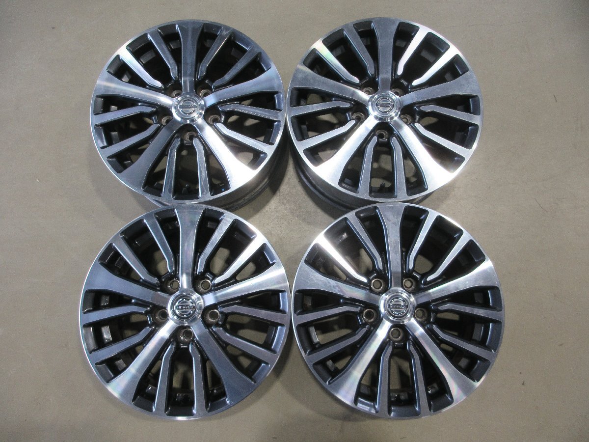 (R07/06/12) ■16インチ 純正アルミホイール / 日産 C26 セレナ ハイウェイスター / 16X6J+45 / 5H PCD114.3 / 4本 / 中古