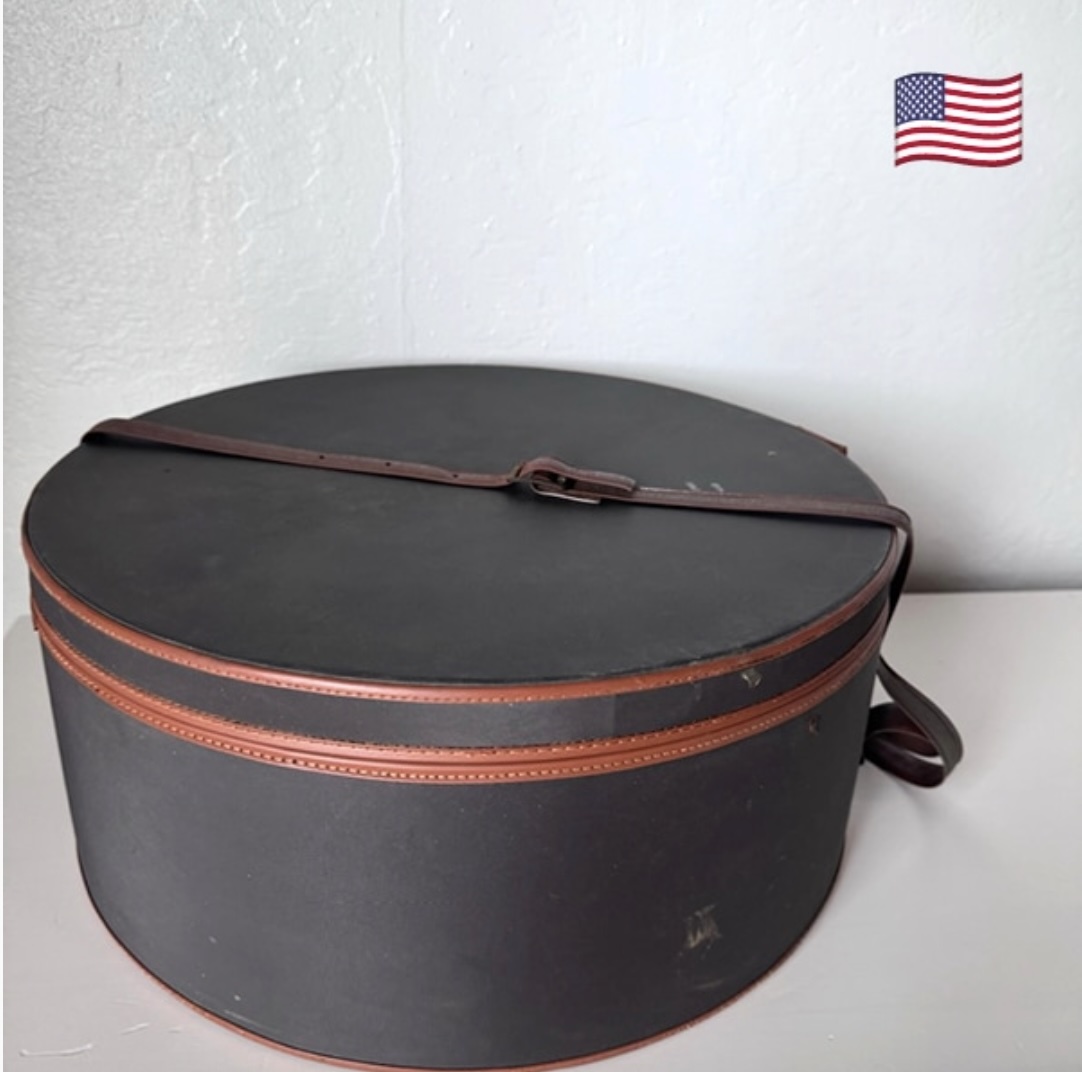アメリカ製アンティーク 1970年代前後 ハットケース 帽子ケース インテリア 衣装ケース収納ケース　帽子入れ 収納ボックス
