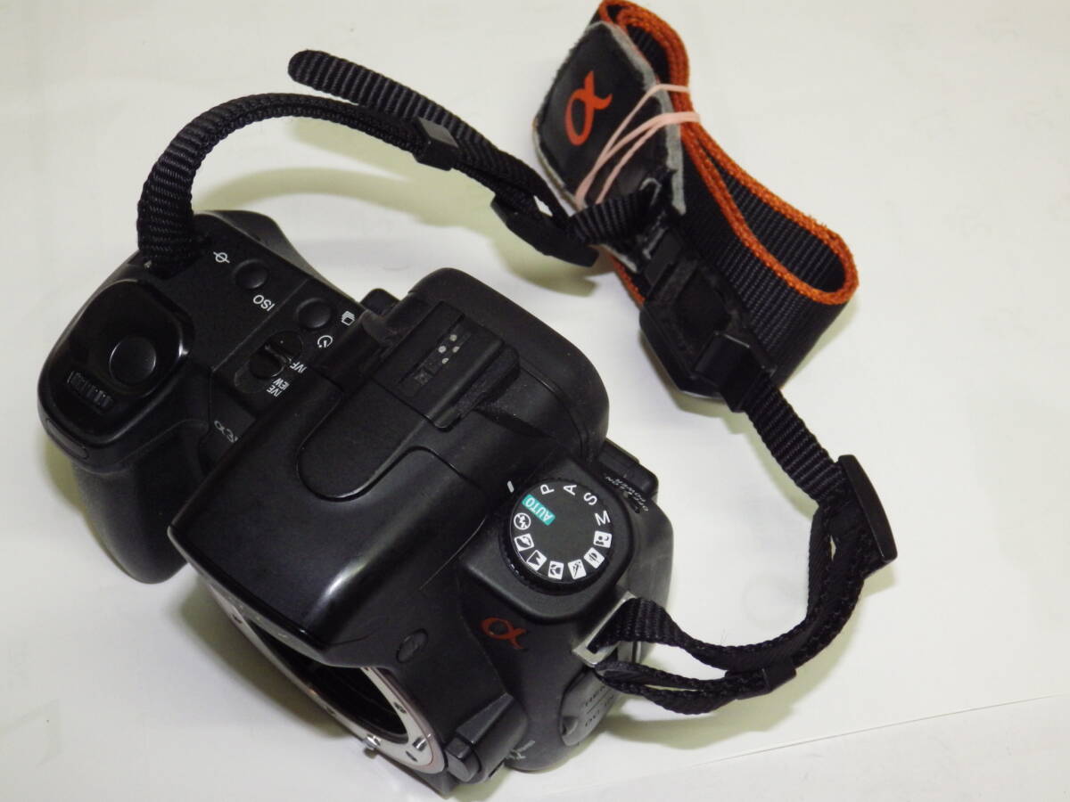 ■中古美品 デジタル一眼レフ ソニーα350 黒◆SONY DSLR-A350◆ボディ◆レンズ無し◆スマートテレコン◆動作確認済■