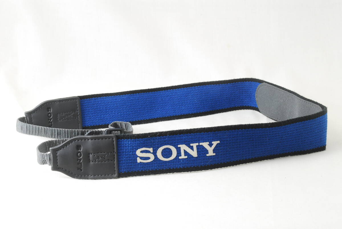 ☆Sony ソニー 純正 Handycam カメラ ストラップ 青色(ブルー)×白色(ホワイト)ハンディカム デジタルビデオカメラ ショルダー Strap☆