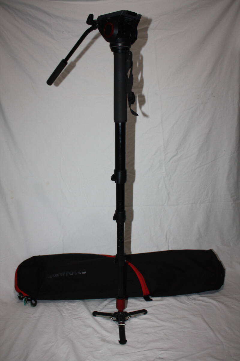 Manfrotto　MVM500A　ビデオ一脚 自立型　ソフトケース付き　(検索：マンフロット、ビデオ三脚、モノポッド、業務用ビデオカメラ、PXW-)