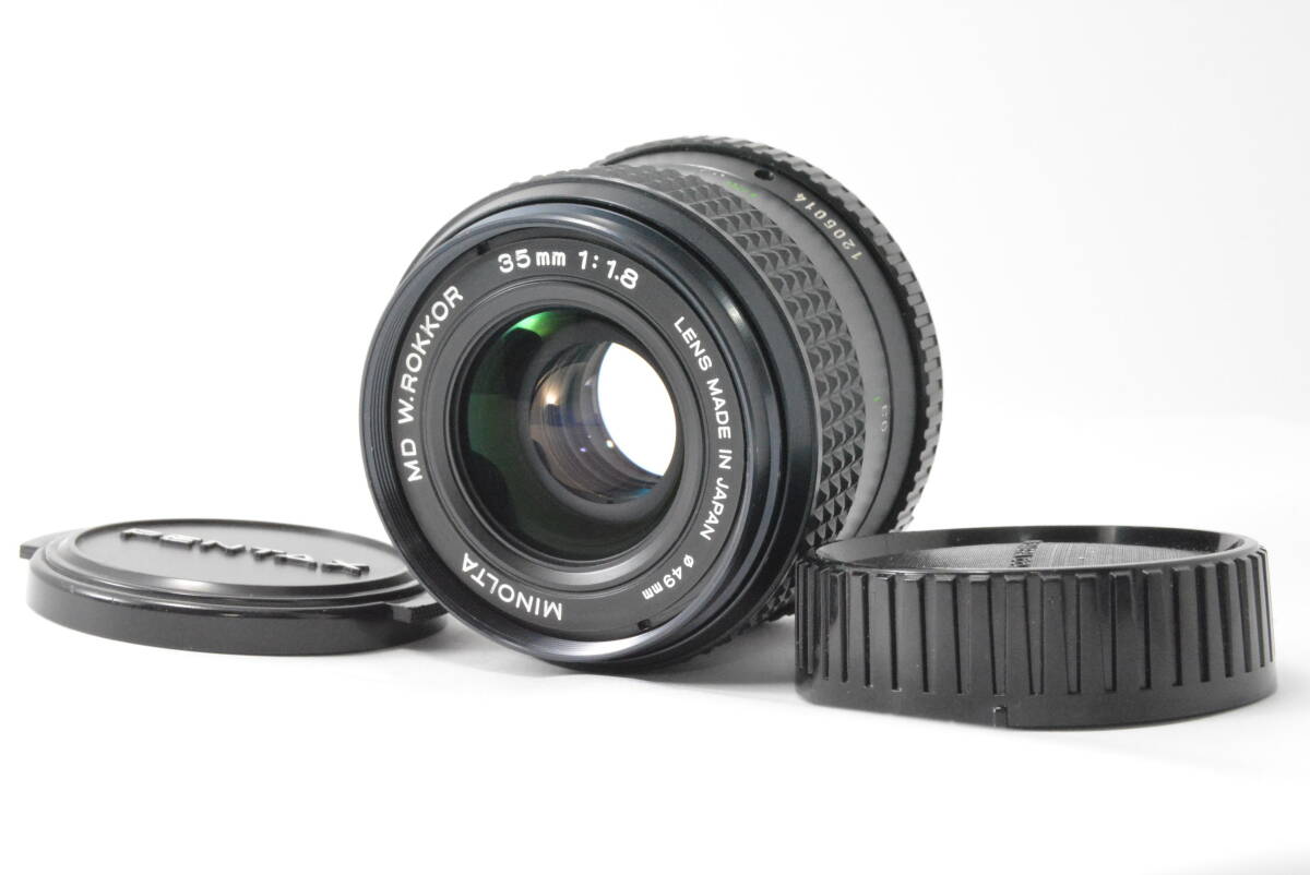 ■ 美品 ■ミノルタ　MINOLTA MD W.ROKKOR 35mm F1.8 #14744