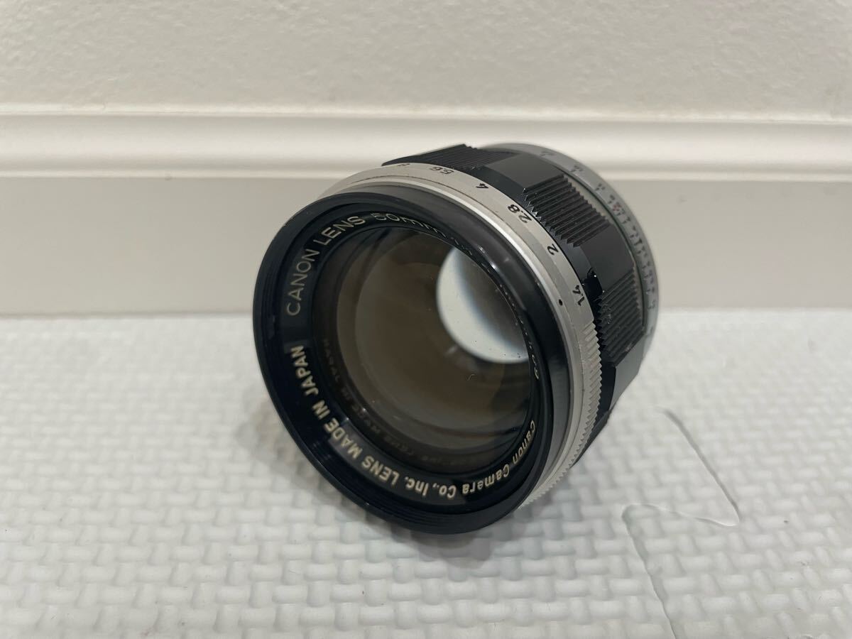 【美品・動作良好・光学良好】Canon LENS 50mm 1:1.4
