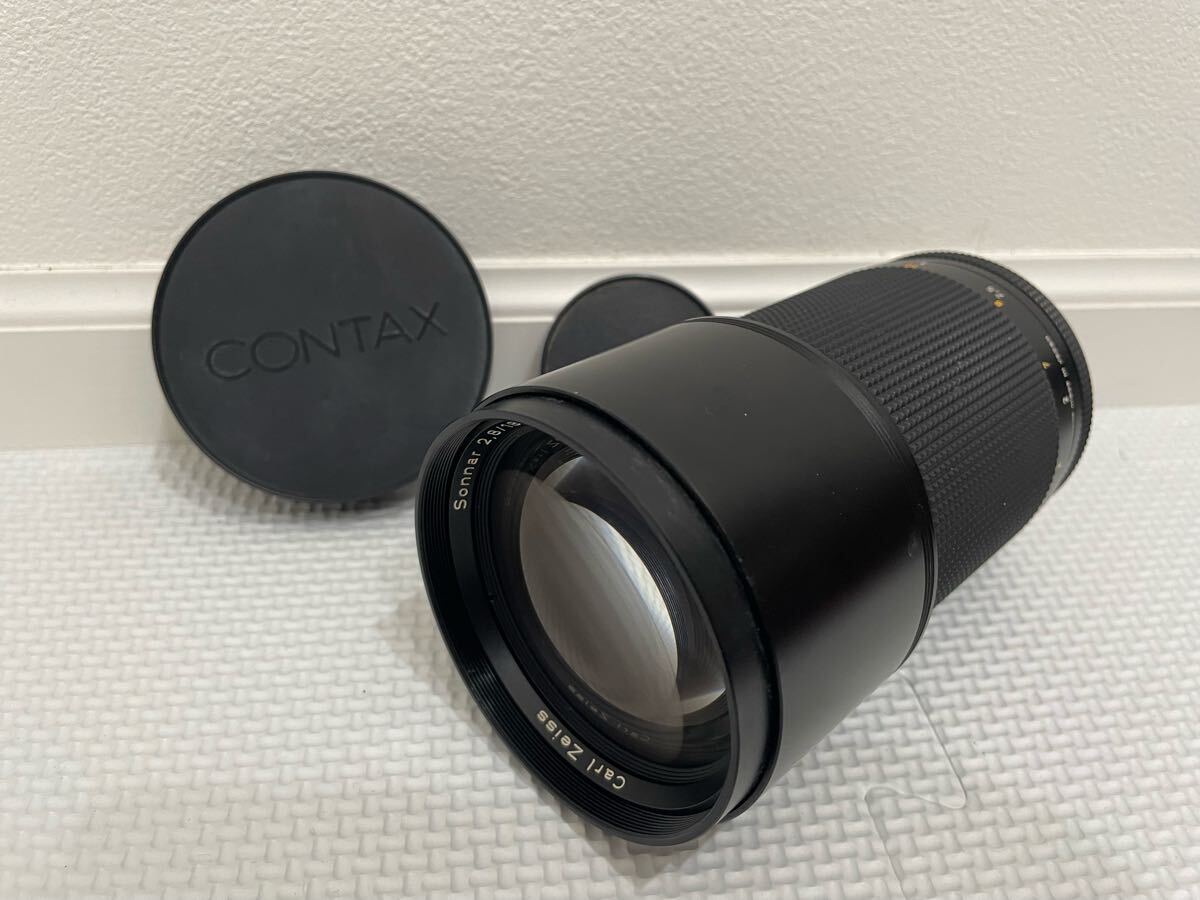 【美品・動作良好】CONTAX　Carl Zeiss Sonnar 2.8/180 T*　MMJ