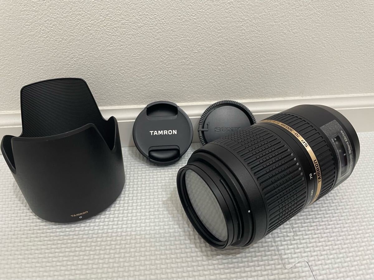 【外観美品・動作良好】TAMRON SP 70-300mm F/4-5.6 A005 ソニー