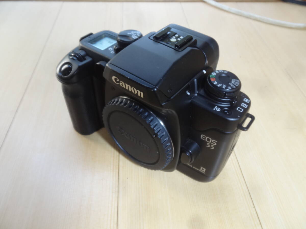 キヤノン CANON EOS 55 ブラック ボディ 一眼レフフィルムカメラ