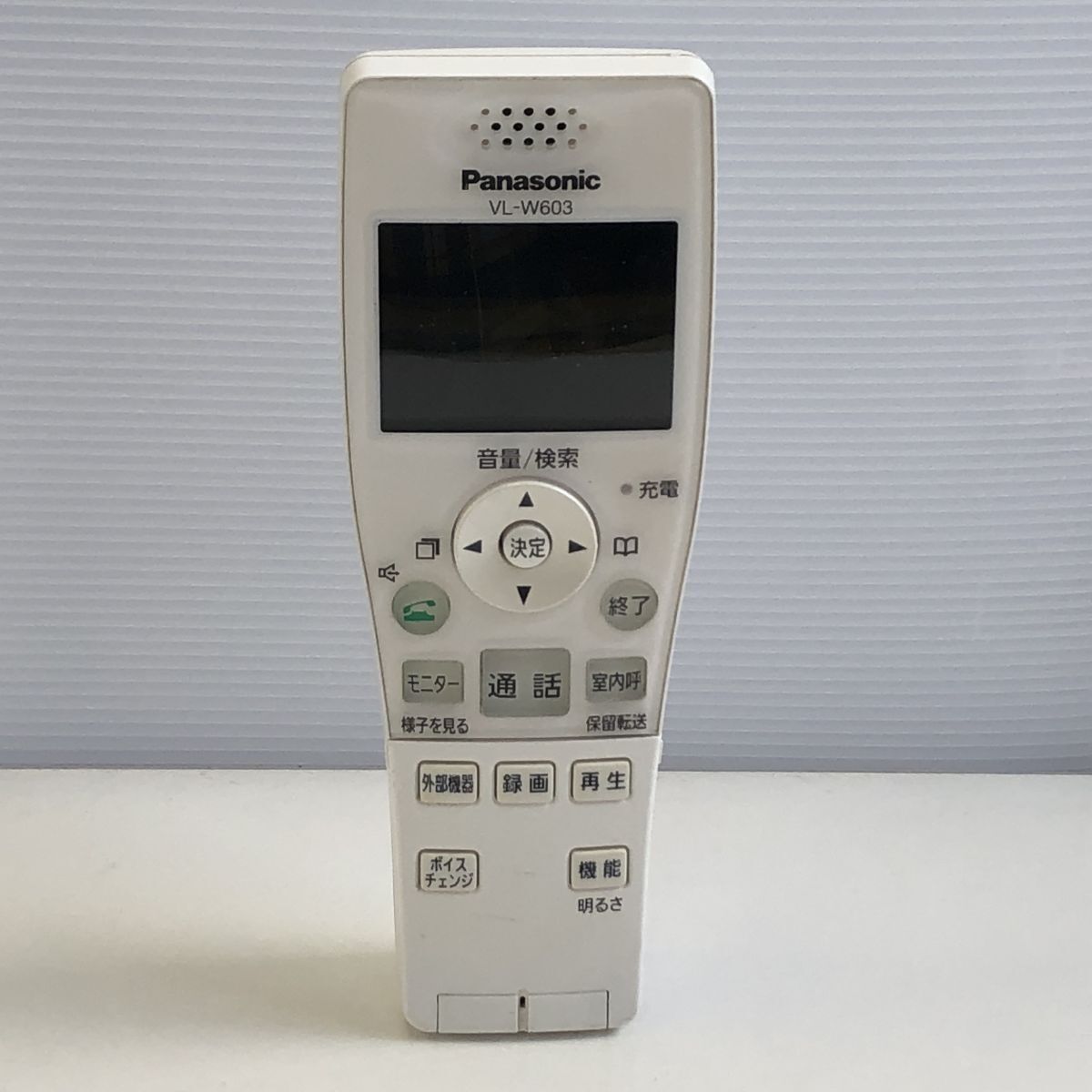 動作未確認 Panasonic パナソニック インターホン ワイヤレスモニター子機 VL-W603 /56-34