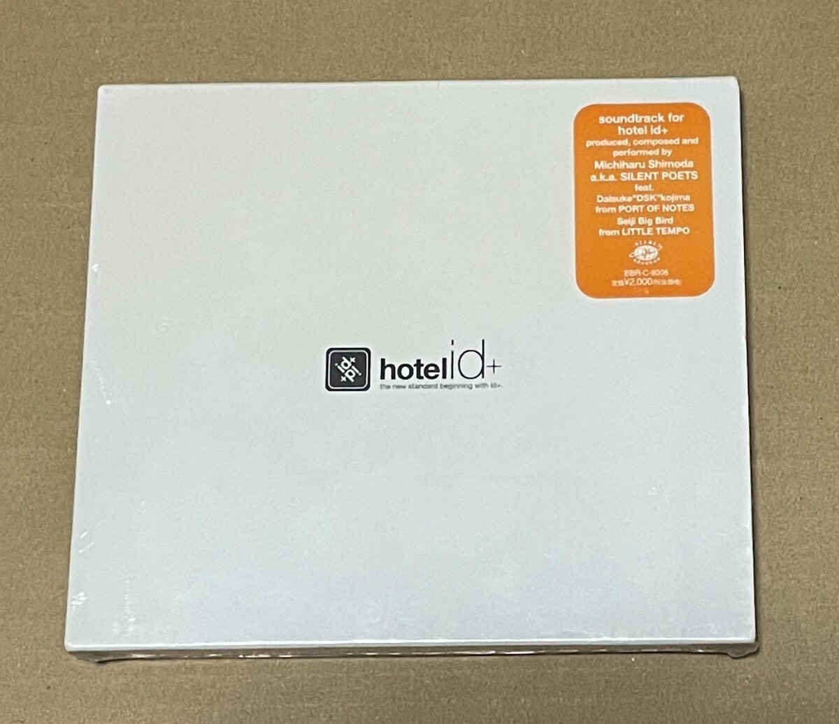 未開封 送料込 Michiharu Shimoda A.K.A. Silent Poets - Soundtrack For Hotel Id+ / BBRC6006