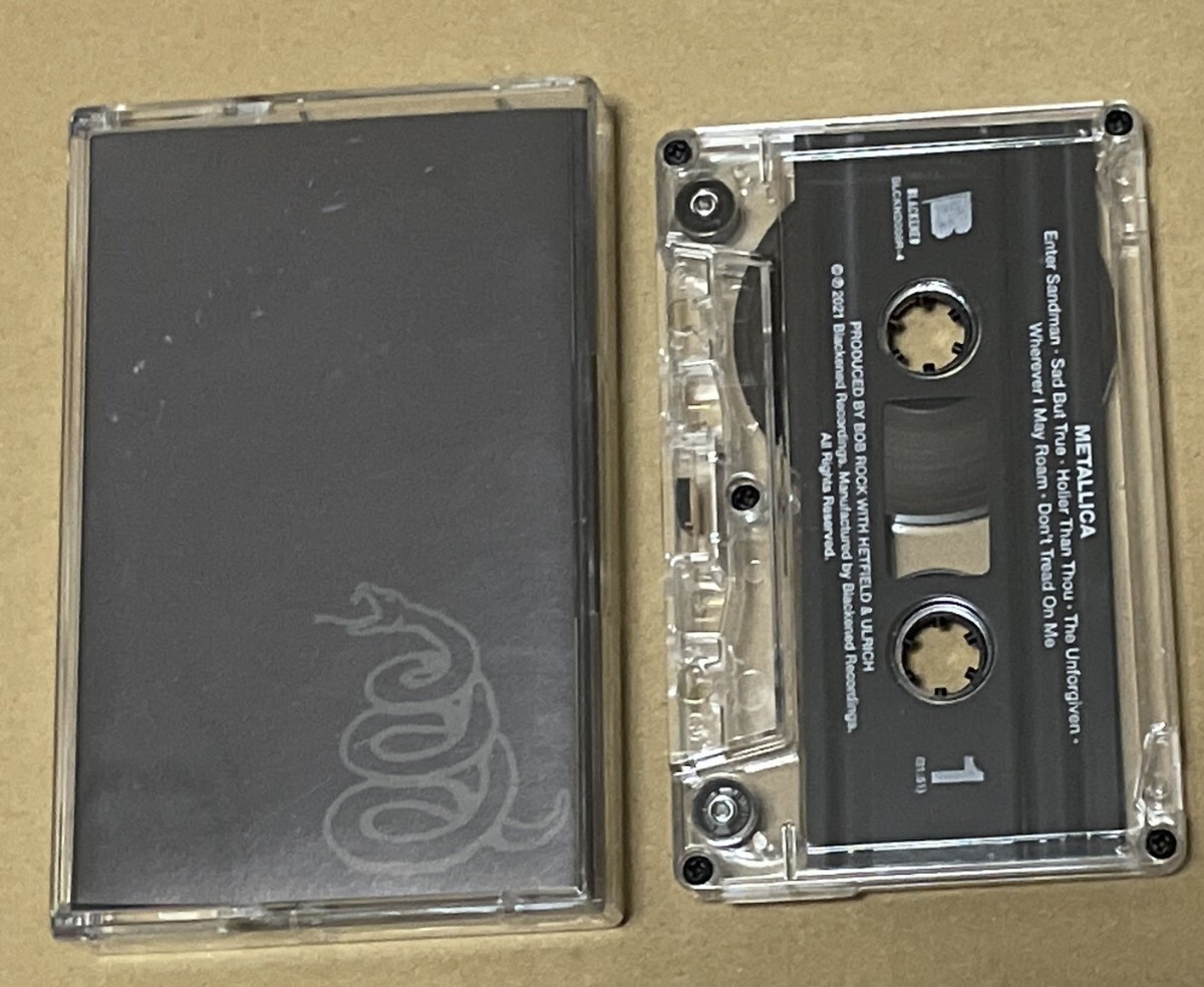 送料込 Metallica - Black Album リマスター 輸入盤 カセットテープ / メタリカ / 850007452094