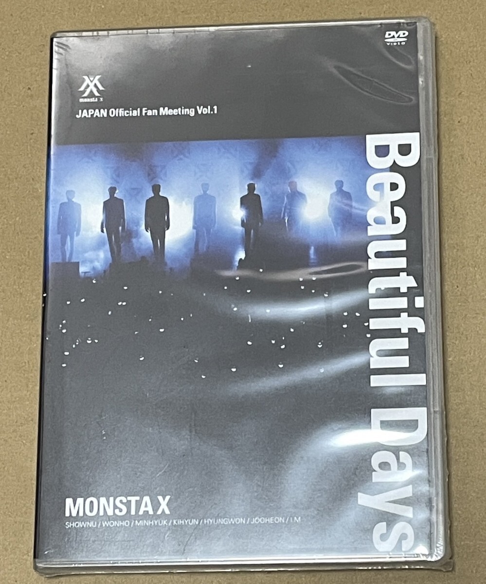 未開封 送料込 MONSTA X - Japan Official Fan Meeting Vol.1 Beautiful Days DVD / PDBN1008