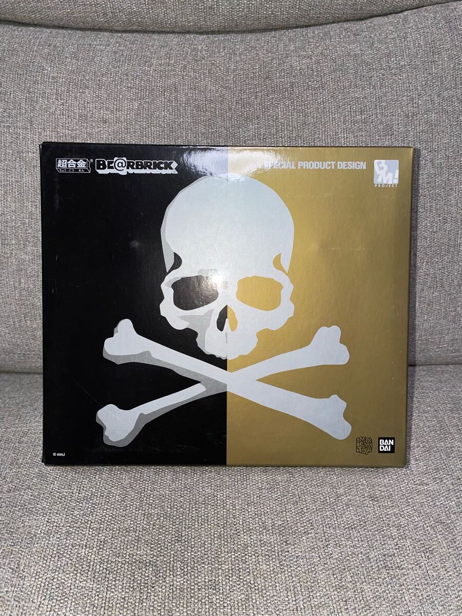 BE@RBRICK mastermind JAPAN 超合金 200% 2pack (SILVER STRIPE ＆ CHROME GOLD