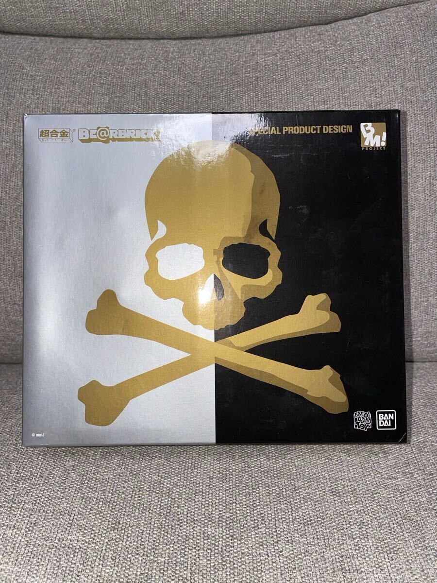ベアブリック 超合金 BE@RBRICK 200% mastermind JAPAN 2pack GOLD STRIPE ＆ CHROME SILVER