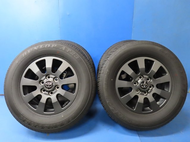 【良品】 ランクル 250 ZXファーストエディション 純正 18インチ タイヤホイール GRANDTREK AT23 265/65R18 114V 7.5J +60 (g008056)