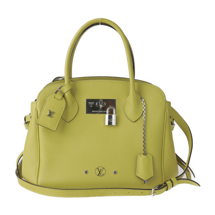 美品 LOUIS VUITTON ルイ ヴィトン ミラPM M51446 ハンドバッグ レザー ヴェールアシッド イ【本物保証】