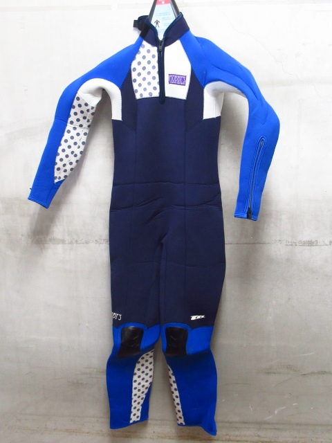 MOBBYS モビーズ ウェットスーツ 着丈約129cm 厚み約4mm レディース用 スキューバダイビング用品 管理7H0604A-F4