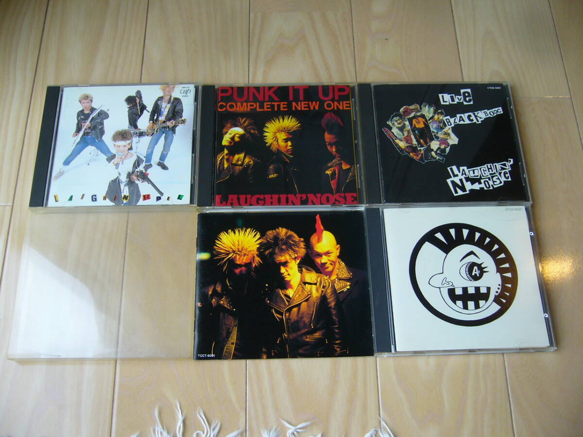 希少6枚 LAUGHIN' NOSE ラフィン ノーズ ロール ROLL ライブ LIVE BLACK BOX ラフィンズ ノット デッド LAUGHIN'S NOT DEAD PUNK IT UP