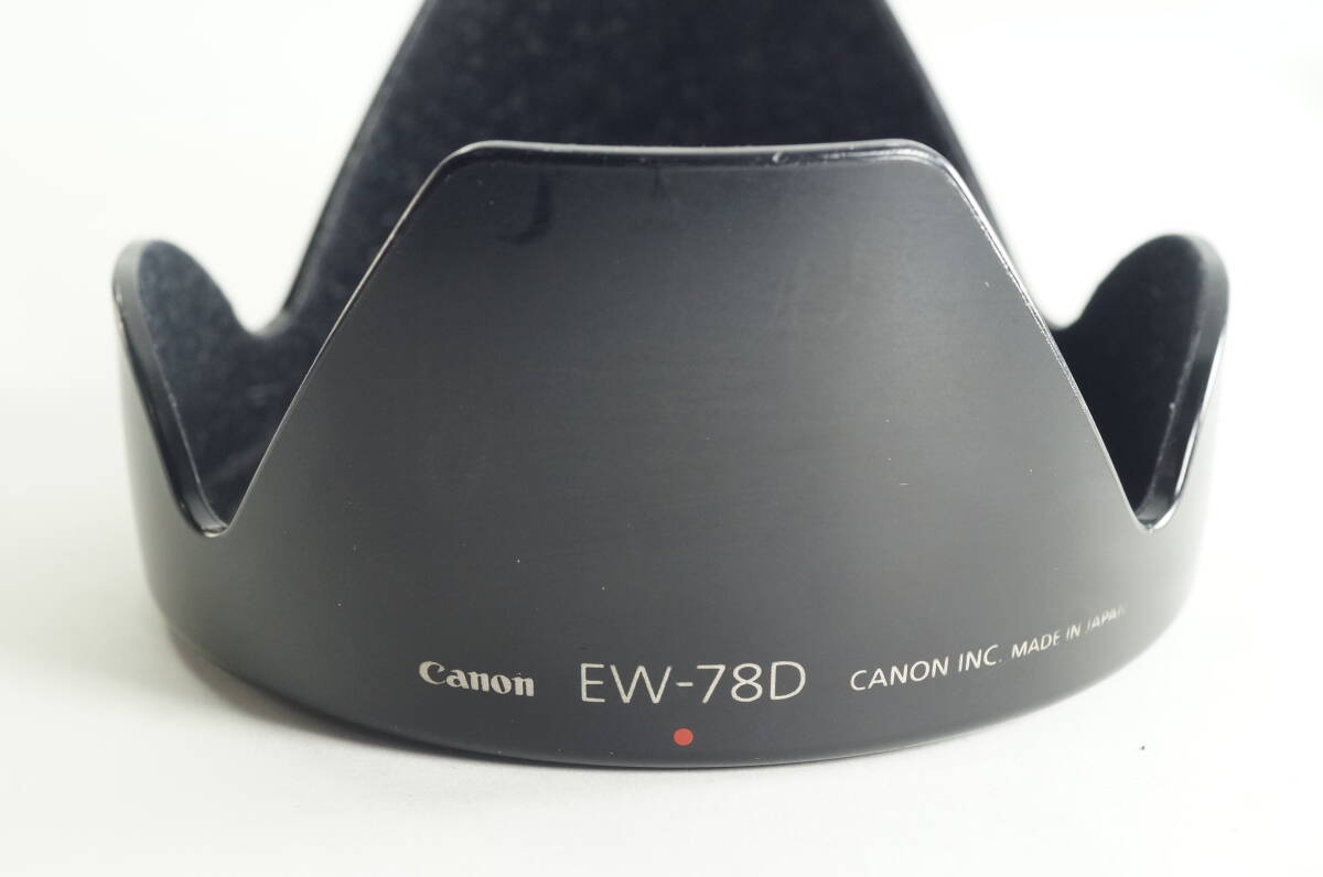 PH3群『並品』 CANON EW-78D EF-S18-200mm F3.5-5.6 IS EF28-200mm F3.5-5.6 USM レンズフード HOOD SHADE