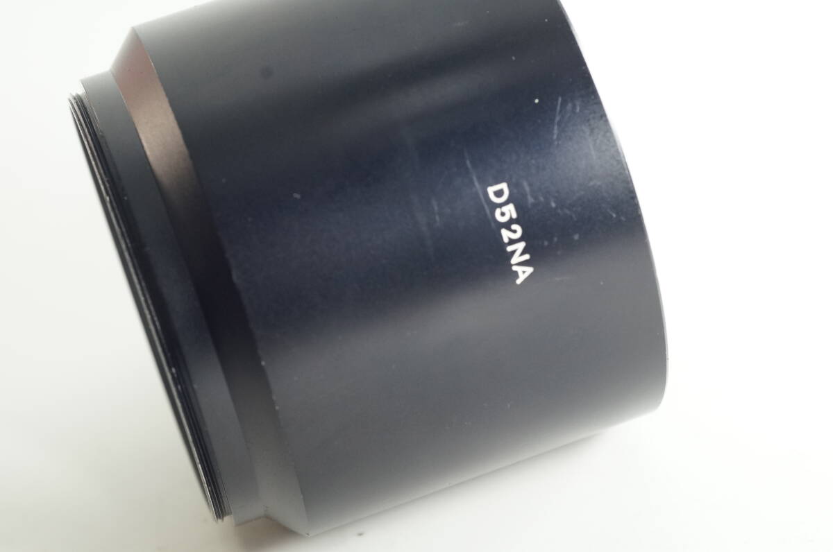 影TG『キレイ』Ｍinolta D52NA ミノルタ TELE ROKKOR-QE 200mm F5用 メタルフード レンズフード HOOD SHADE