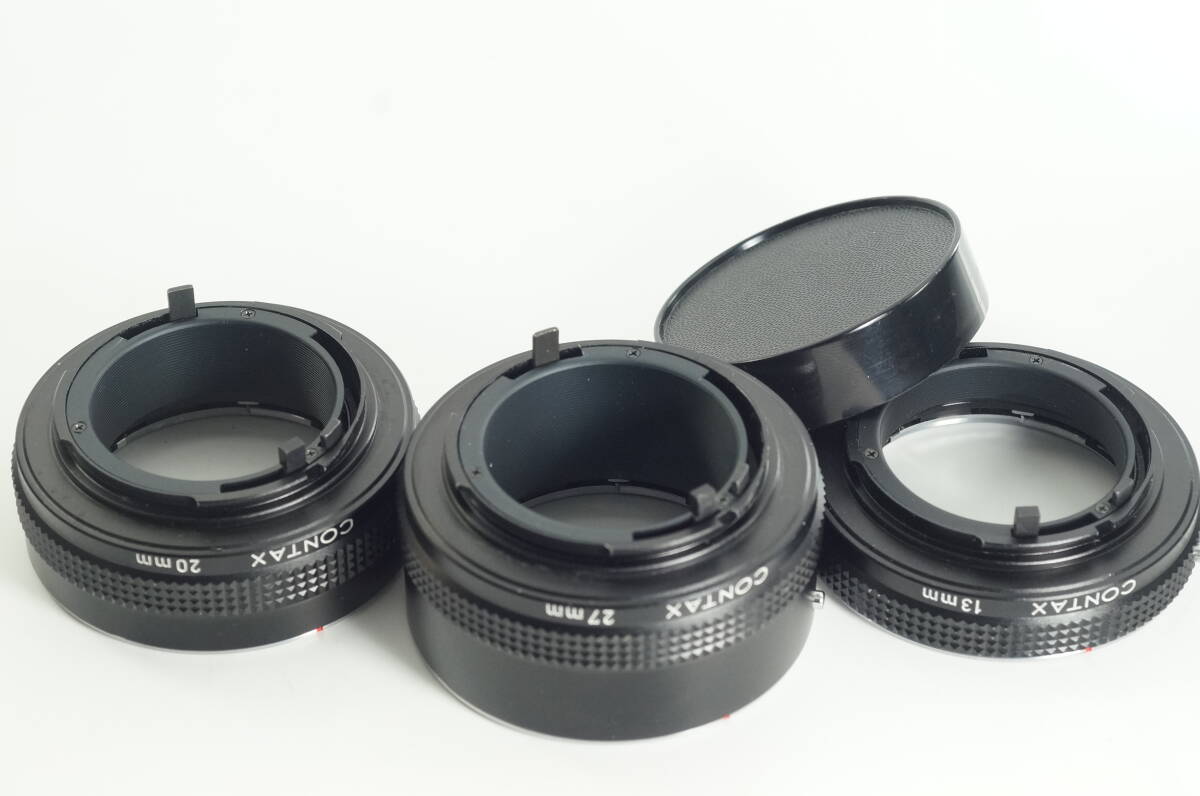 硝-002【美品】CONTAX 13mm・20mm・27mm コンタックス 接写リングセット
