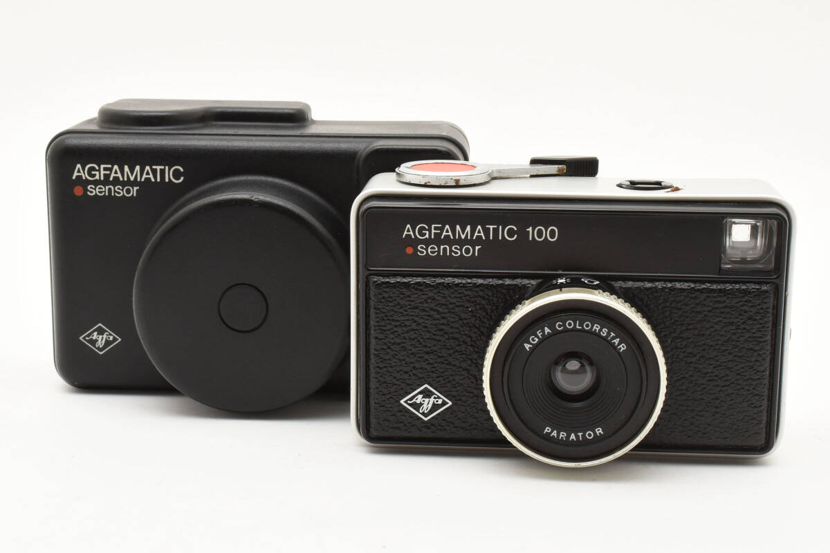 ★希少品★ Agfa アグファ AGFAMATIC 100 sensor アグファマチック コンパクトフィルムカメラ 126フィルム 専用ケース付き ＃2649