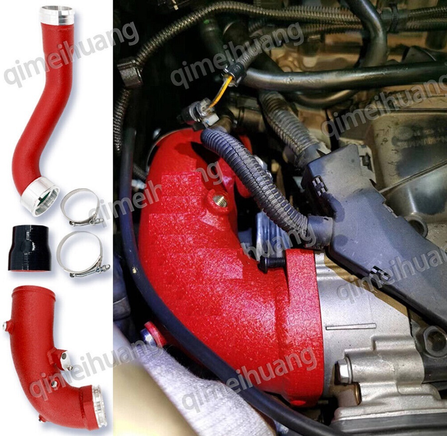 １セット限定特価 トヨタ GRスープラ A90 DB スープラ B58 3.0Lターボ アルミ チャージパイプ レッド CHARGE PIPE