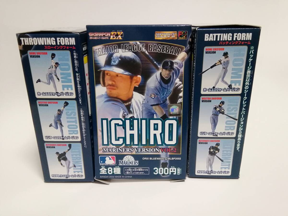 ＩＣＨＩＲＯ／イチロー マリナーズのフィギュア★６体コンプリートセット★バンダイＨＧシリーズ２００２年製