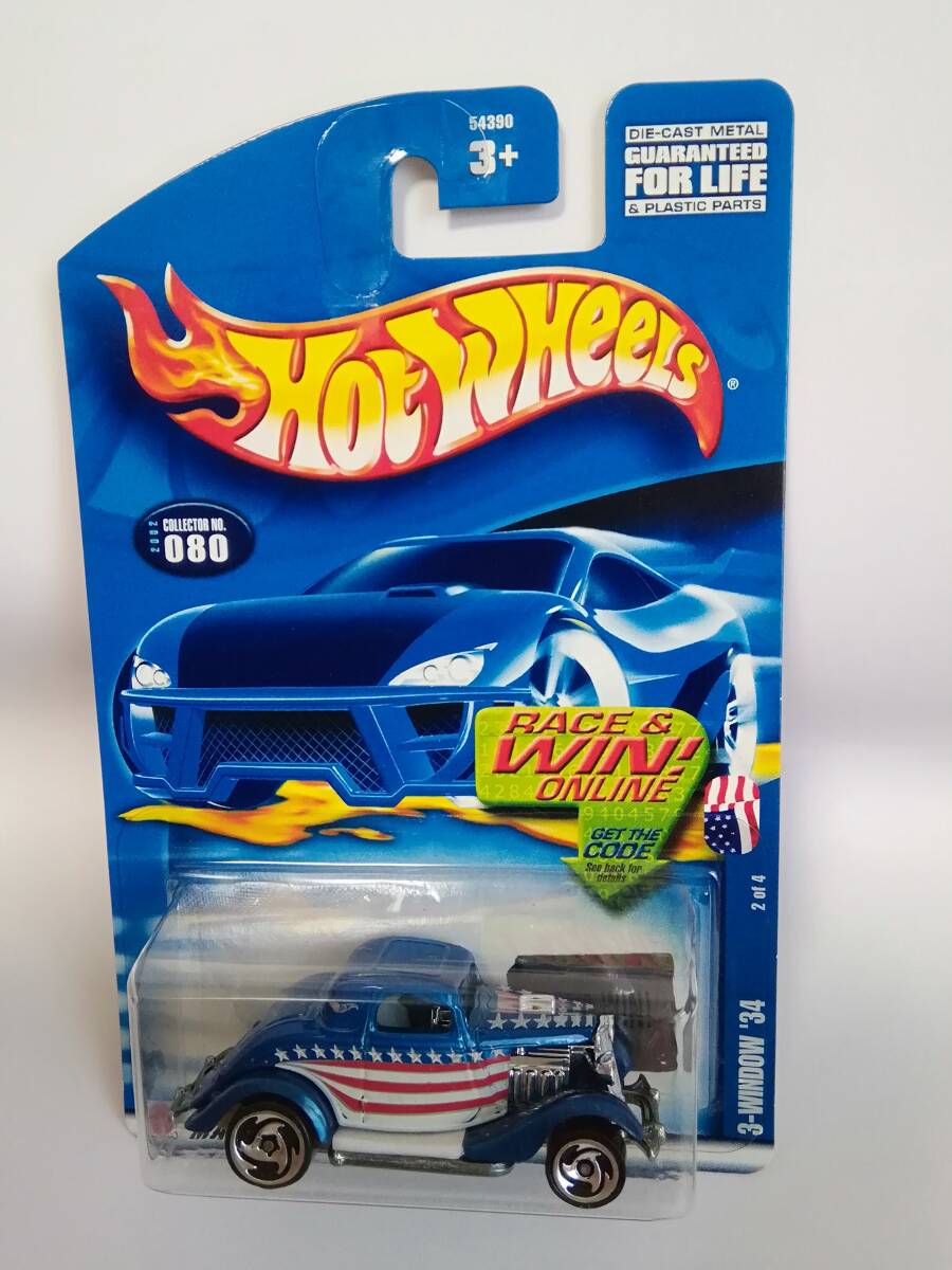 ２０年以上前のホットウィール／HOT WHEELS◆◇３-ＷＩＮＤＯＷ ’３４◆◇２００２年製／並行輸入版