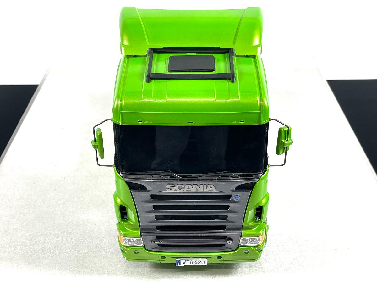 7日間動作保証 不足部品有 タミヤ 1/14 RC R620 6×4 FINESPEC 24G スカニア ビッグトラック トレーラーヘッド プロポ セット 【保証あり】