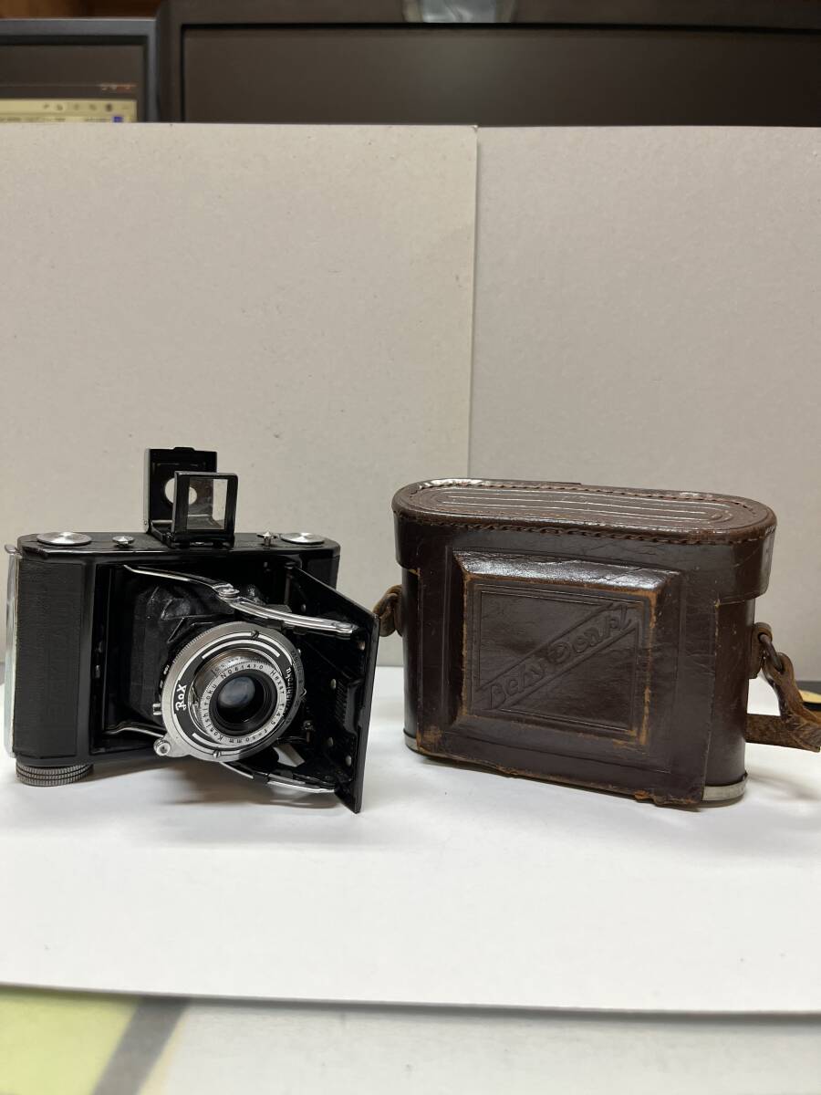 ☆Ｋonishiroku BABY PEARL Rox Hexar 1：4.5　f=50mm ケース付き 蛇腹カメラ