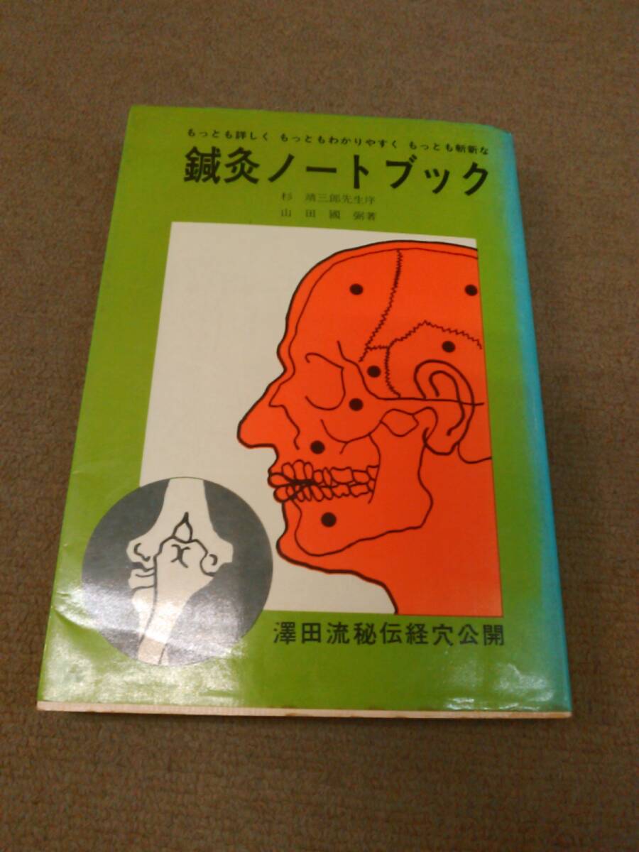 ★a64-G06★【匿名配送・送料込】付図3枚付属（取外済）鍼灸ノートブック 山田國弼 澤田流秘伝経穴公開