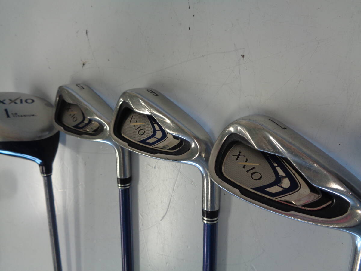 C3421　ダンロップ XXIO 9 ブラック 2016年 アイアンセット 5.6.7.P.S 5本セット MP-900 /TWIN AX-SOLE 1W ドライバー 13° ①Q-4