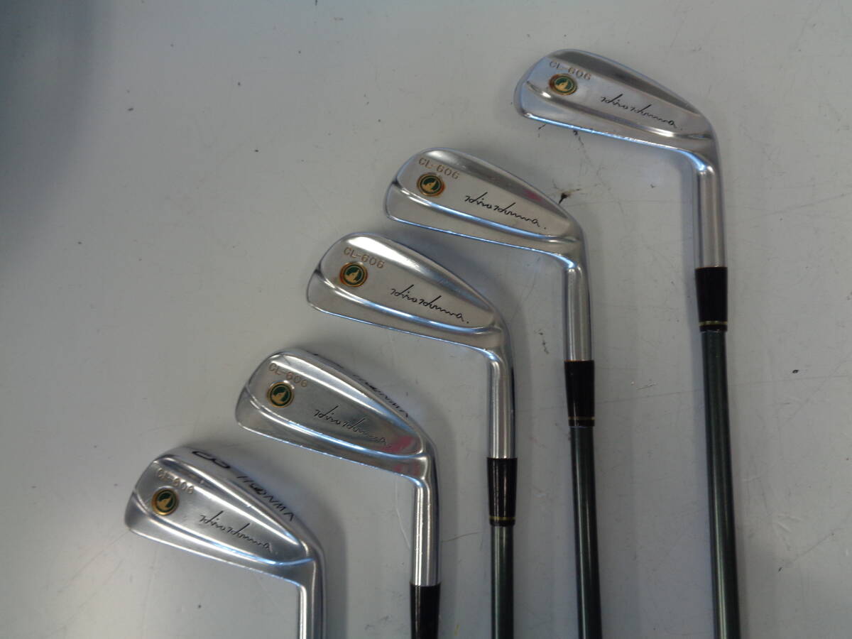 C3428　HONMA CL-606 ホンマゴルフ アイアンセット 緑モグラ FLEX R-1 #3-11,SW 　①Q-4　