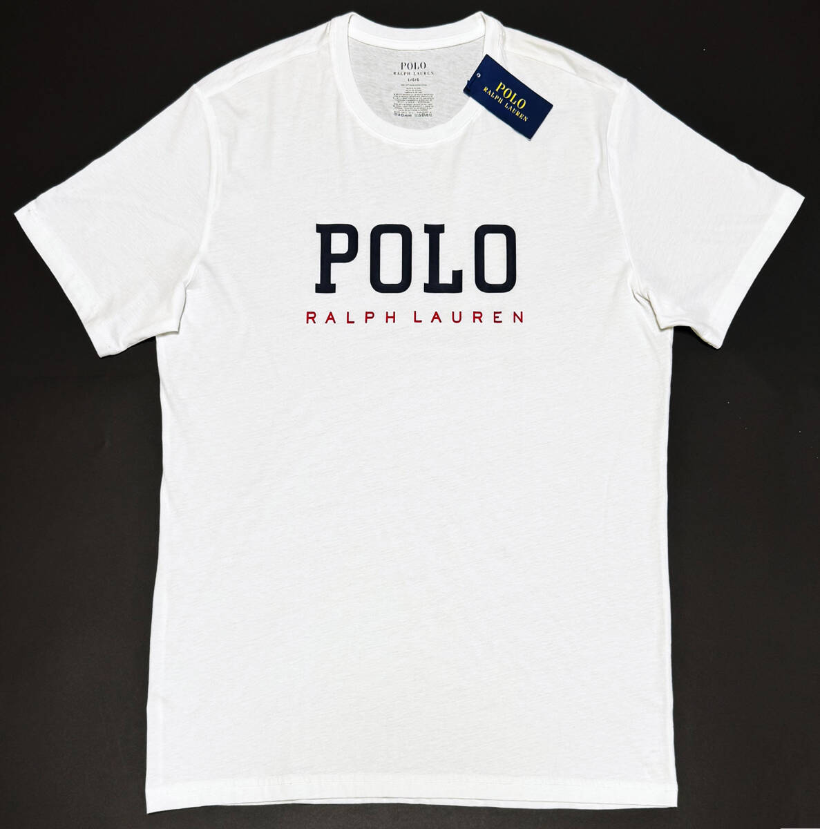 ■POLO RALPH LAUREN/ポロラルフローレン POLOプリントTシャツ ホワイトL新品■
