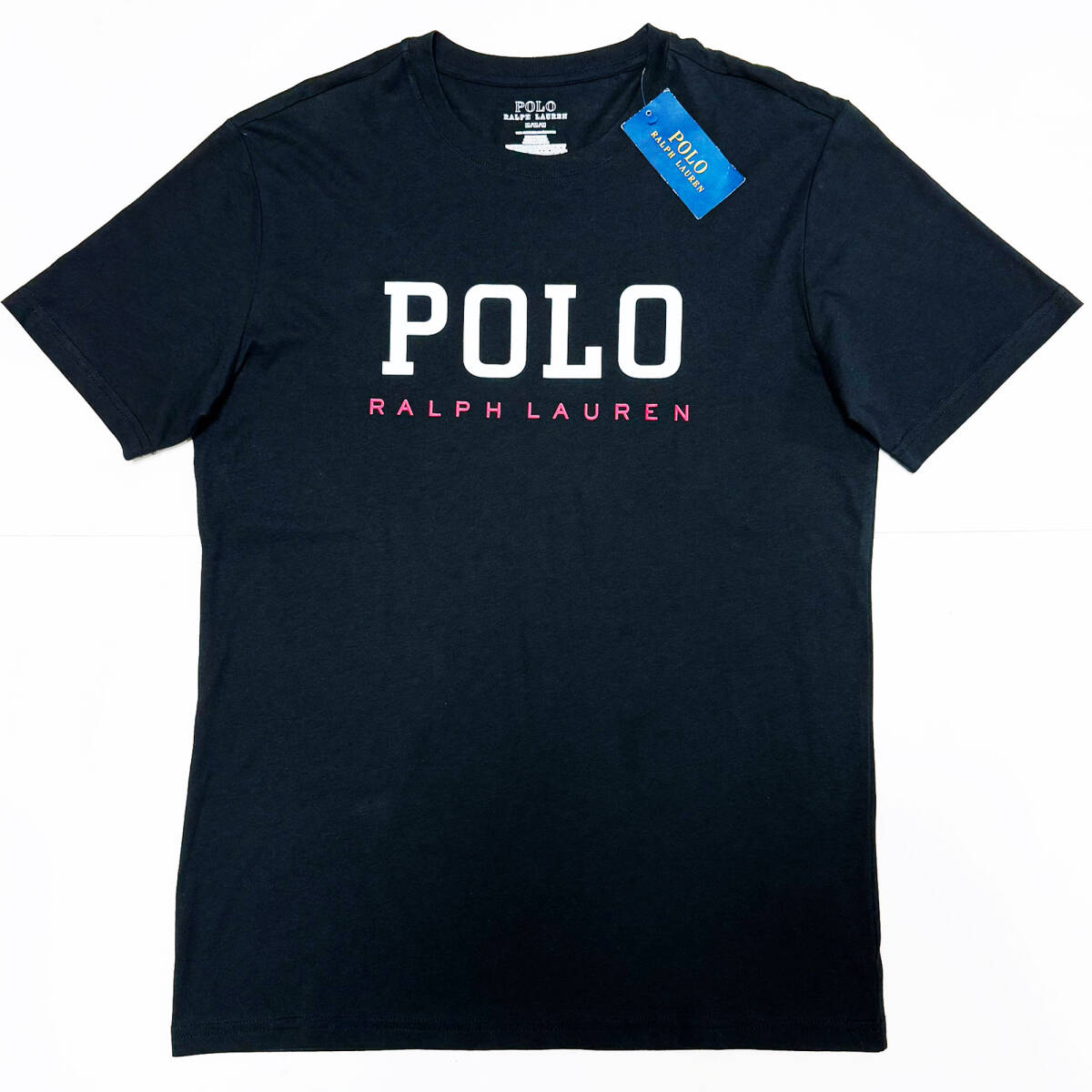 ■POLO RALPH LAUREN/ポロラルフローレン POLOプリントTシャツ ブラックM新品■
