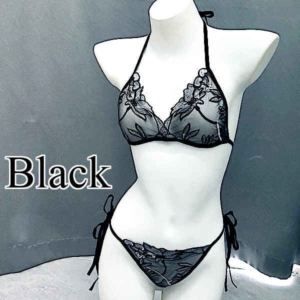 セクシーランジェリー セット ブラジャー ブラ ショーツ シースルー Tバック 下着 レディース インナー