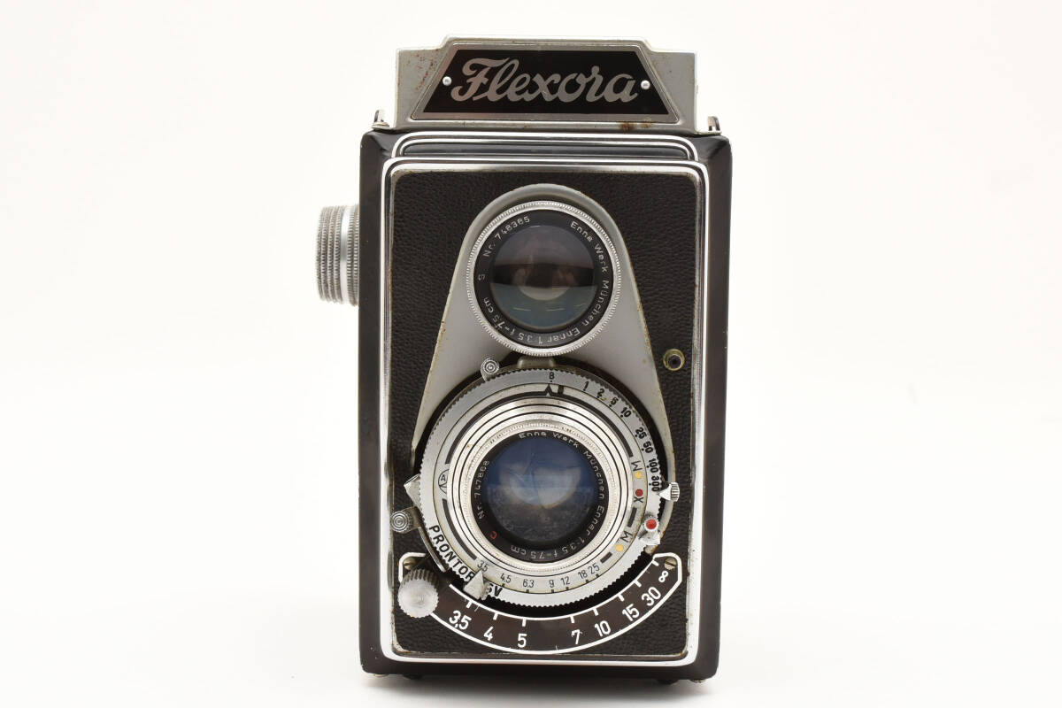 希少＊Lipca Lippische Flexora II Enna Werk Mnchen Ennagon 3.5/7.5cm 二眼レフ