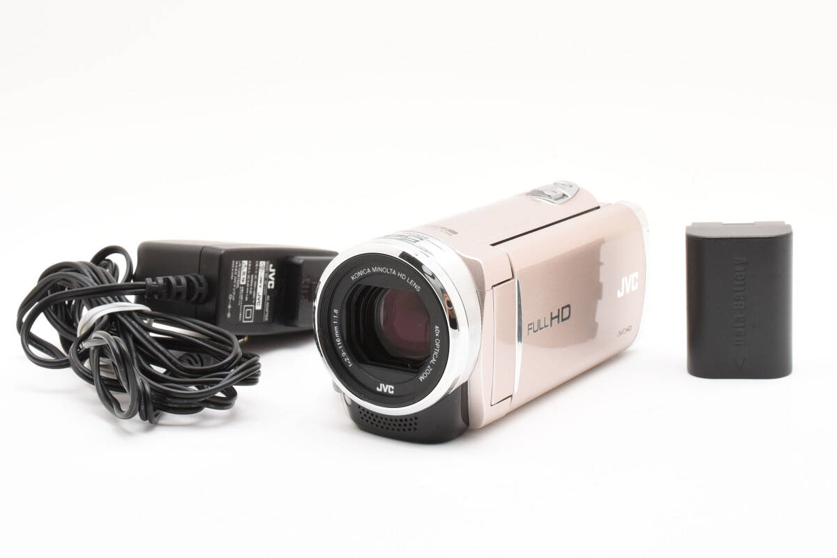 JVC Victor Everio GZ-E265N ピンク ビクター ビデオカメラ