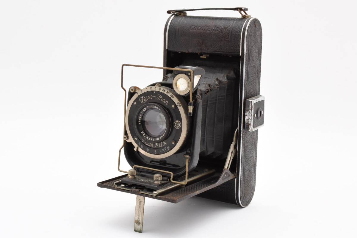 希少＊ZEISS IKON Cocarette Carl Zeis Jena Tessar 4.5 10.5cm ツァイスイコン 蛇腹カメラ