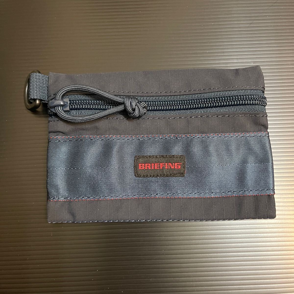 ★未使用★ BRIEFING FLAT POUCH MW ブリーフィング フラットポーチ Navy