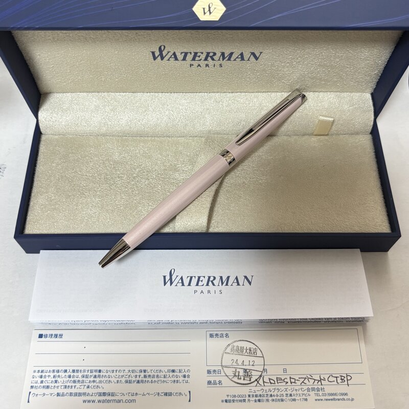 デッドストック WATERMAN 箱入 ウォーターマン メトロポリタン エッセンシャル ピンク ボールペン ローズウッド 可愛い IW506AP18WTR