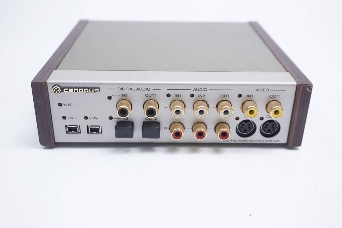 カノープス　Canopus　Digital Video Editing System　②　デジタル ビデオ エディティング システム　DV編集　ノンリニア　AVユニット