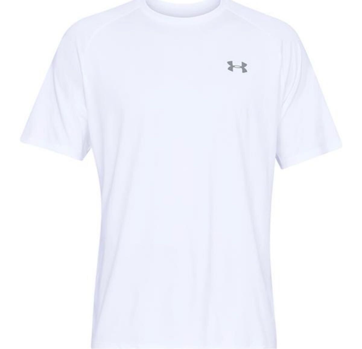 アンダーアーマー] トレーニングT-シャツ UAテック ショートスリーブ Tシャツ2.0 メンズ★色　ホワイト☆XL★未使用品☆