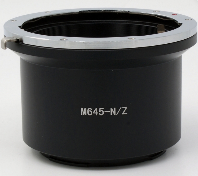 マミヤ 645 MAMIYA 645マウントレンズ → ニコンZ Nikon Z Zマウントアダプター Z9 Z8 Zf Zfc Z7II Z6III Z5 Z50II Z30