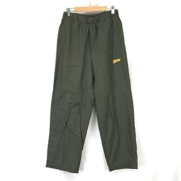 プーマ/PUMA★ナイロン100％/トラックパンツ【メンズW82cm/股下73cm/カーキ/khaki】防風/防水/ジャージ/Pants/Trousers◆BH482