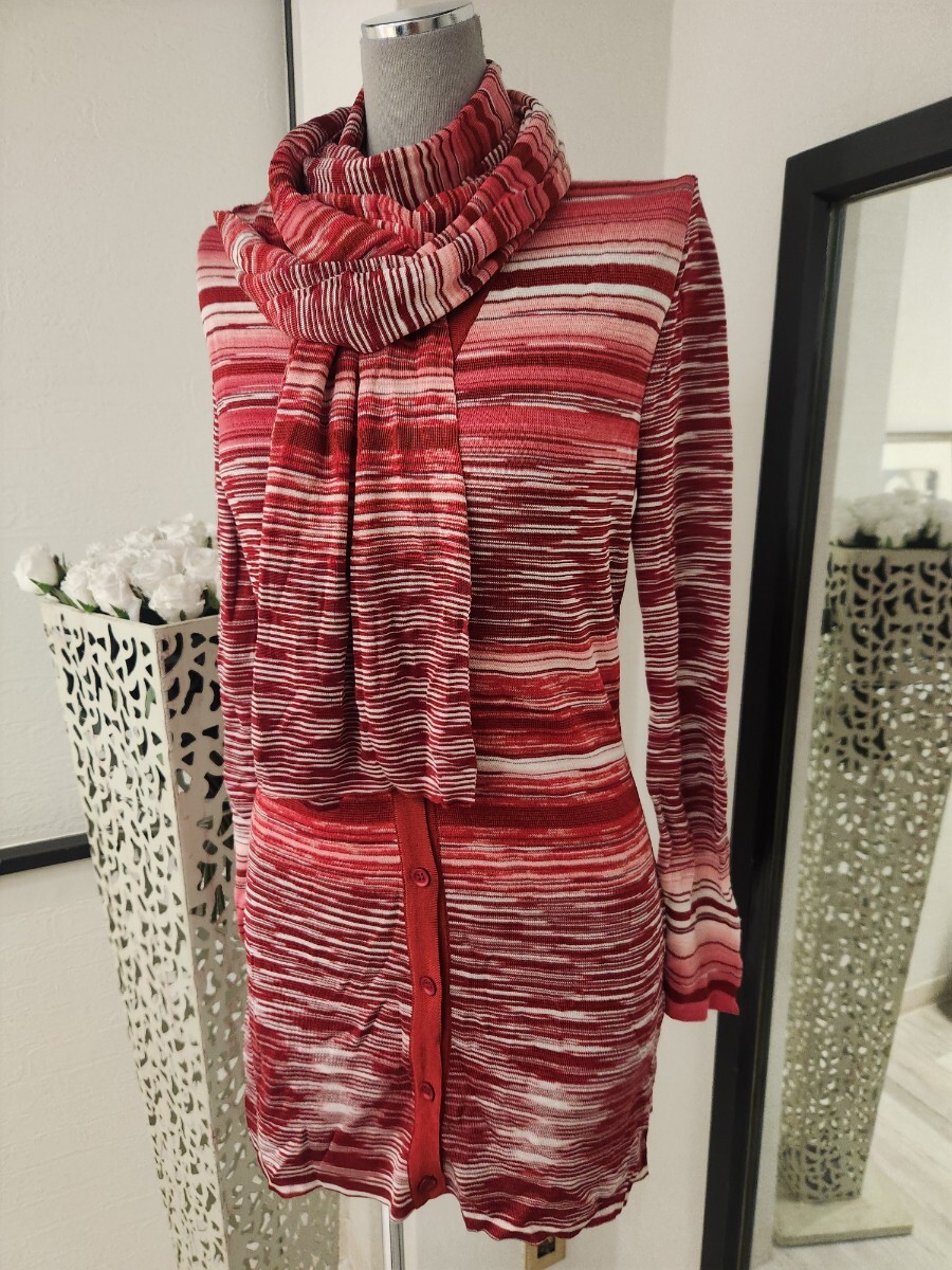 MISSONI　カーディガン&マフラー(9091-2)