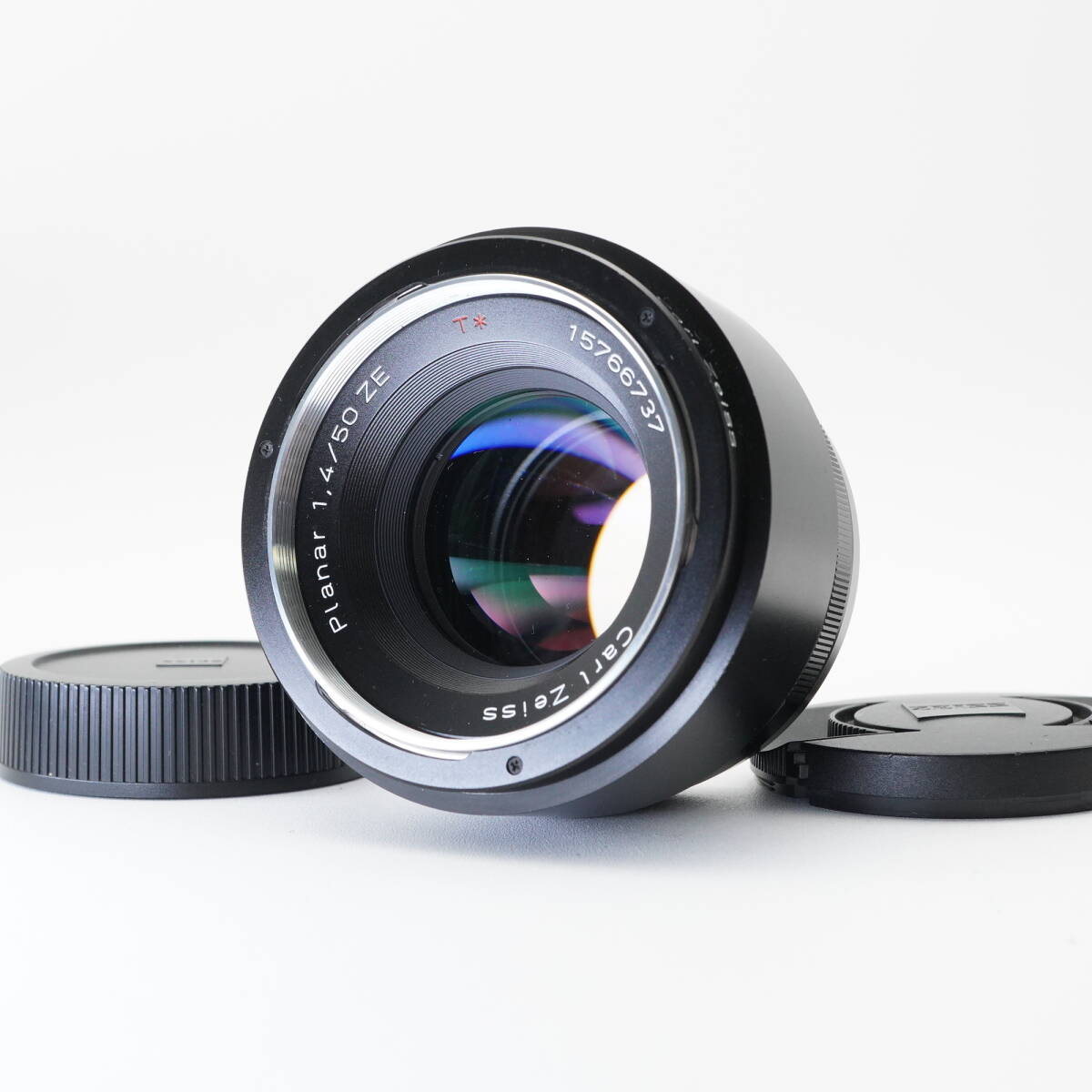 美品 Carl Zeiss カールツァイス Planer T* 50mm 1.4 ZE EFマウント #AA5308