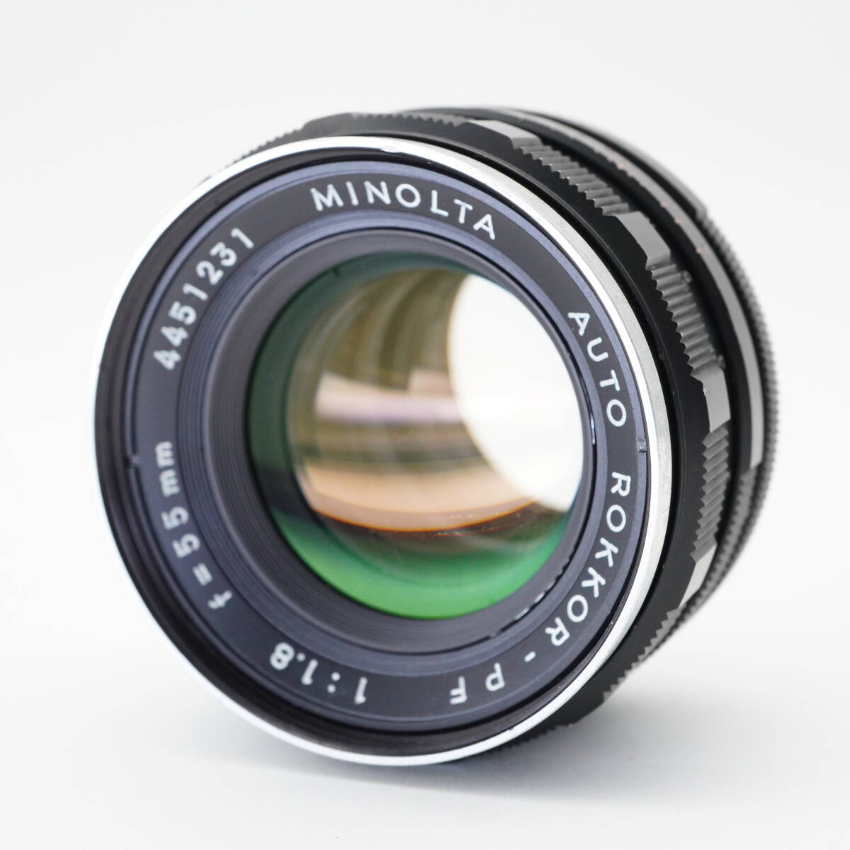 良品 MINOLTA ミノルタ AUTO ROKKOR-PF 55mm F1.8 単焦点 #AA5076